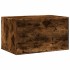 Mueble arenero para gatos madera roble ahumado 80x50x45