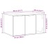 Mueble arenero para gatos madera roble ahumado 80x50x45