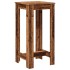 Mesa alta de bar madera de ingeniería envejecida 51x50x103,5
