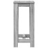 Mesa alta de bar madera ingeniería gris Sonoma 51x50x103,5