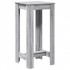 Mesa alta de bar madera ingeniería gris Sonoma 51x50x103,5