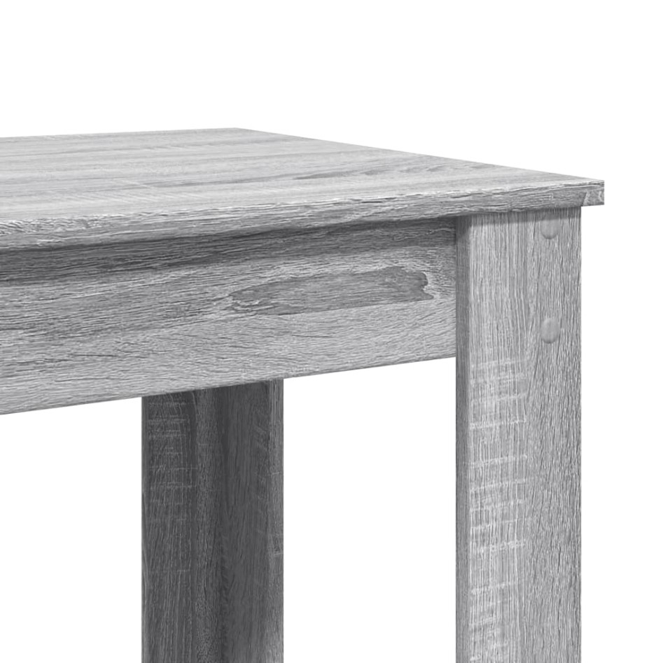 Mesa alta de bar madera ingeniería gris Sonoma 51x50x103,5