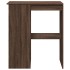 Mesa alta con estantes madera marrón roble 90x47,5x103,5