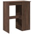 Mesa alta con estantes madera marrón roble 90x47,5x103,5
