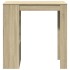 Mesa alta bar con estantes madera roble Sonoma 102x50x103,5