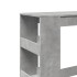 Mesa alta bar con estantes madera gris hormigón 90x40x103,5