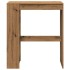 Mesa alta con estantes madera roble artisian 90x40x103,5