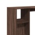 Mesa alta con estante marrón roble 124x46x103,5