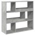 Estantería/divisor de espacios gris hormigón 100x33x94,5
