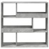 Estantería/divisor de espacios gris hormigón 100x33x94,5