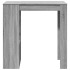 Mesa alta bar con estantes gris Sonoma 102x50x103,5