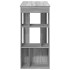 Mesa alta bar con estantes gris Sonoma 102x50x103,5
