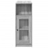 Mesa alta bar con estantes gris Sonoma 101x40x103,5