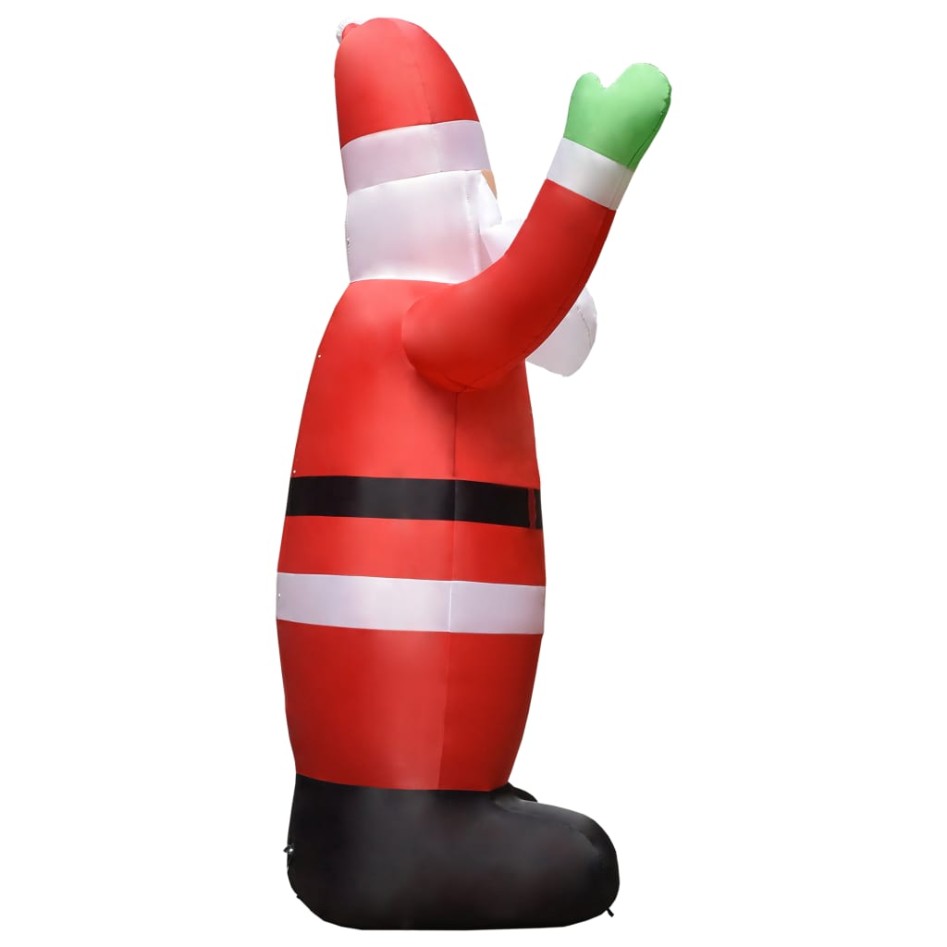 Papá Noel inflable con LED adorno navideño IP44 4,5