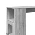 Mesa alta bar con estantes gris Sonoma 101x40x103,5