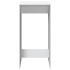 Mesa alta de bar madera de ingeniería blanca 51x50x103,5