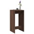 Mesa alta de bar madera ingeniería marrón roble 51x50x103,5