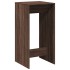 Mesa alta de bar madera ingeniería marrón roble 51x50x103,5