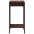 Mesa alta de bar madera ingeniería marrón roble 51x50x103,5