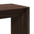 Mesa alta de bar madera ingeniería marrón roble 51x50x103,5