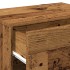 Mesita de noche de pared madera