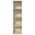 Estantería de madera de ingeniería roble Sonoma 40x30x152