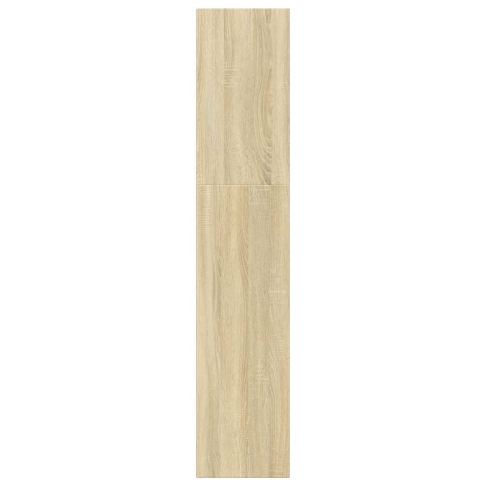 Estantería de madera de ingeniería roble Sonoma 40x30x152