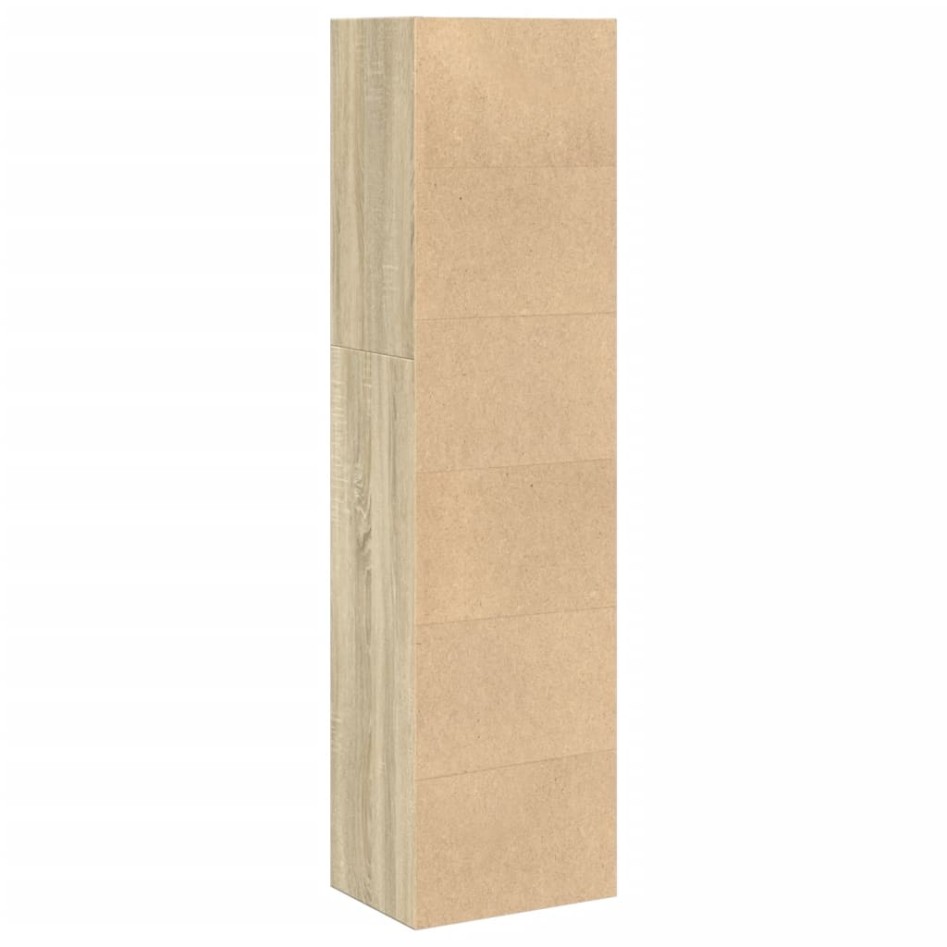 Estantería de madera de ingeniería roble Sonoma 40x30x152