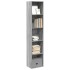Estantería de madera de ingeniería gris Sonoma 40x30x189