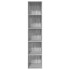 Estantería de madera de ingeniería gris Sonoma 40x30x189