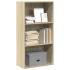 Estantería de madera de ingeniería roble Sonoma 60x30x114