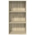 Estantería de madera de ingeniería roble Sonoma 60x30x114