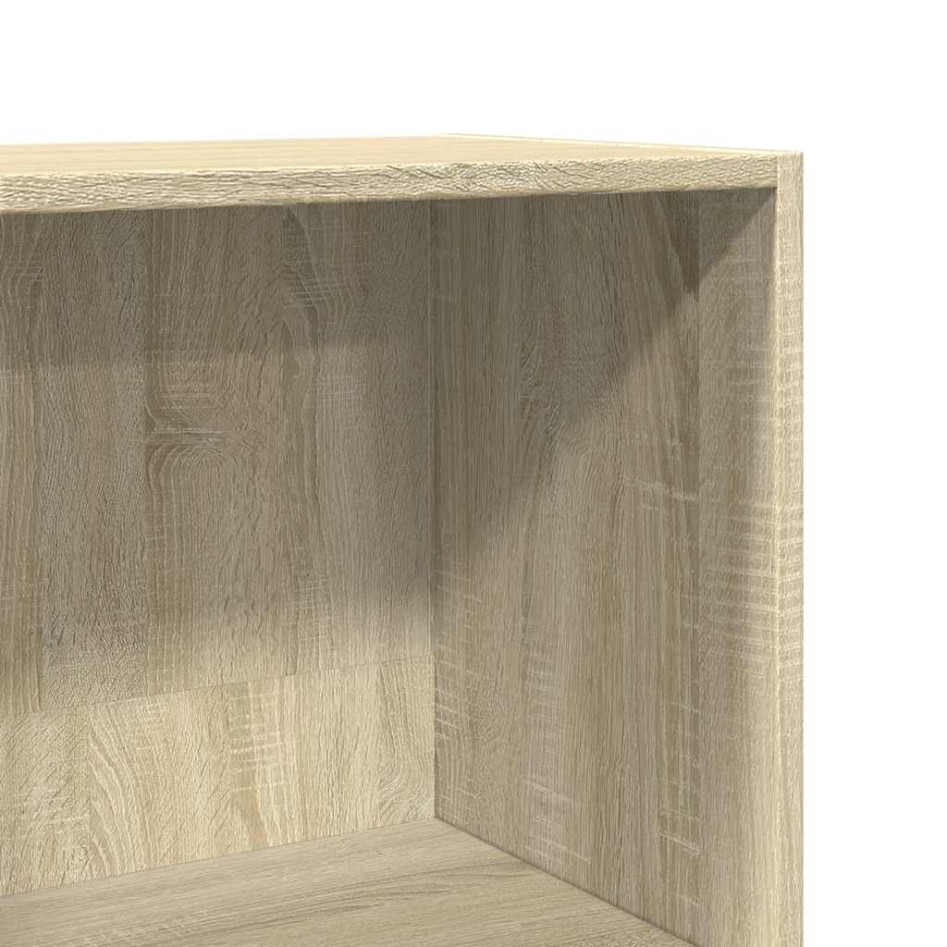 Estantería de madera de ingeniería roble Sonoma 60x30x114