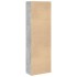 Estantería de madera de ingeniería gris hormigón 60x30x189