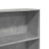 Estantería de madera de ingeniería gris hormigón 60x30x189