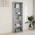 Estantería de madera de ingeniería gris Sonoma 60x30x189