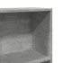 Estantería de madera de ingeniería gris hormigón 80x30x114