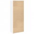 Estantería de madera de ingeniería blanca 60x30x152