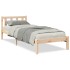Cama extralarga sin colchón madera maciza de pino 90x210