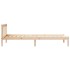 Cama extralarga sin colchón madera maciza de pino 90x210
