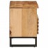Mueble de TV madera maciza de mango rugosa 80x34x46