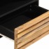 Mueble de TV madera maciza de mango rugosa 80x34x46