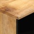 Mueble de TV madera maciza de mango rugosa 80x34x46