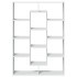 Estantería librería madera de ingeniería blanca 102x29x143