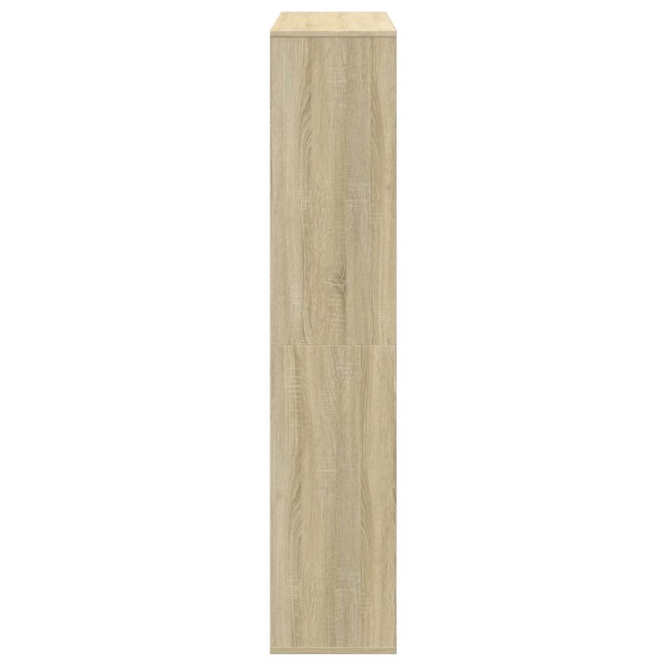 Estantería de madera de ingeniería roble Sonoma 102x29x143