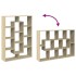 Estantería de madera de ingeniería roble Sonoma 102x29x143