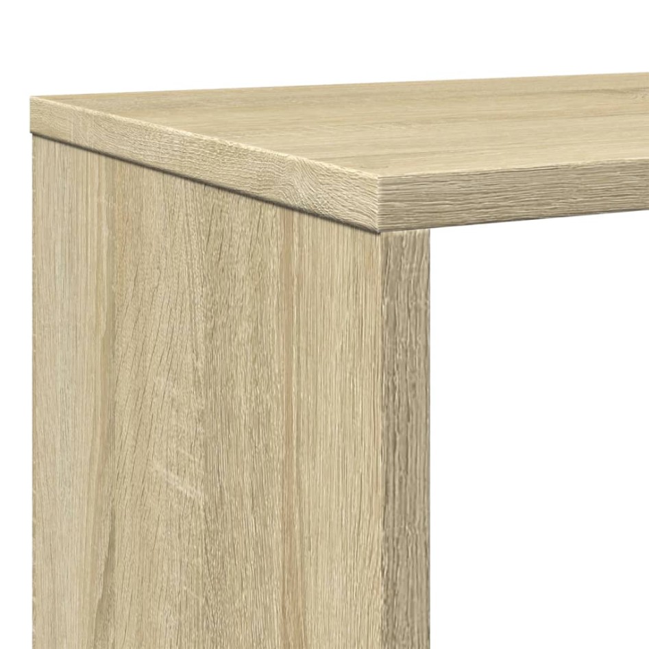 Estantería de madera de ingeniería roble Sonoma 102x29x143