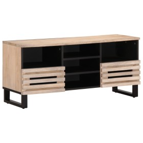 Mueble de TV madera maciza de mango 100x34x46