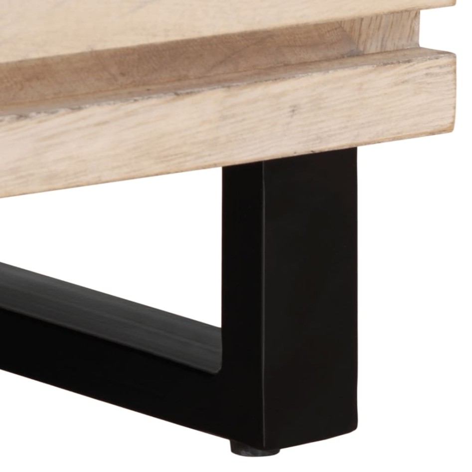 Mueble de TV madera maciza de mango 100x34x46