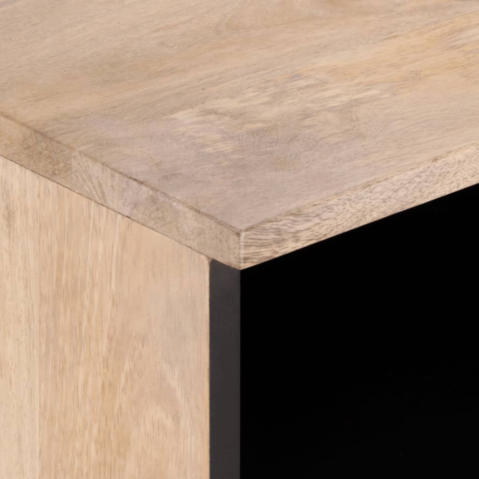 Mueble de TV madera maciza de mango 100x34x46